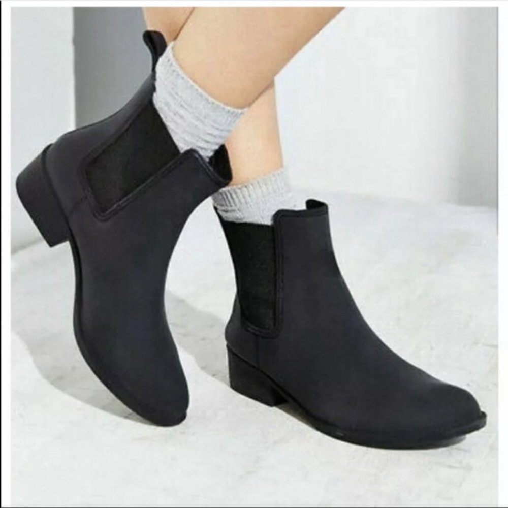 Black Play Forecast Chelsea Waterproof Rain Boot